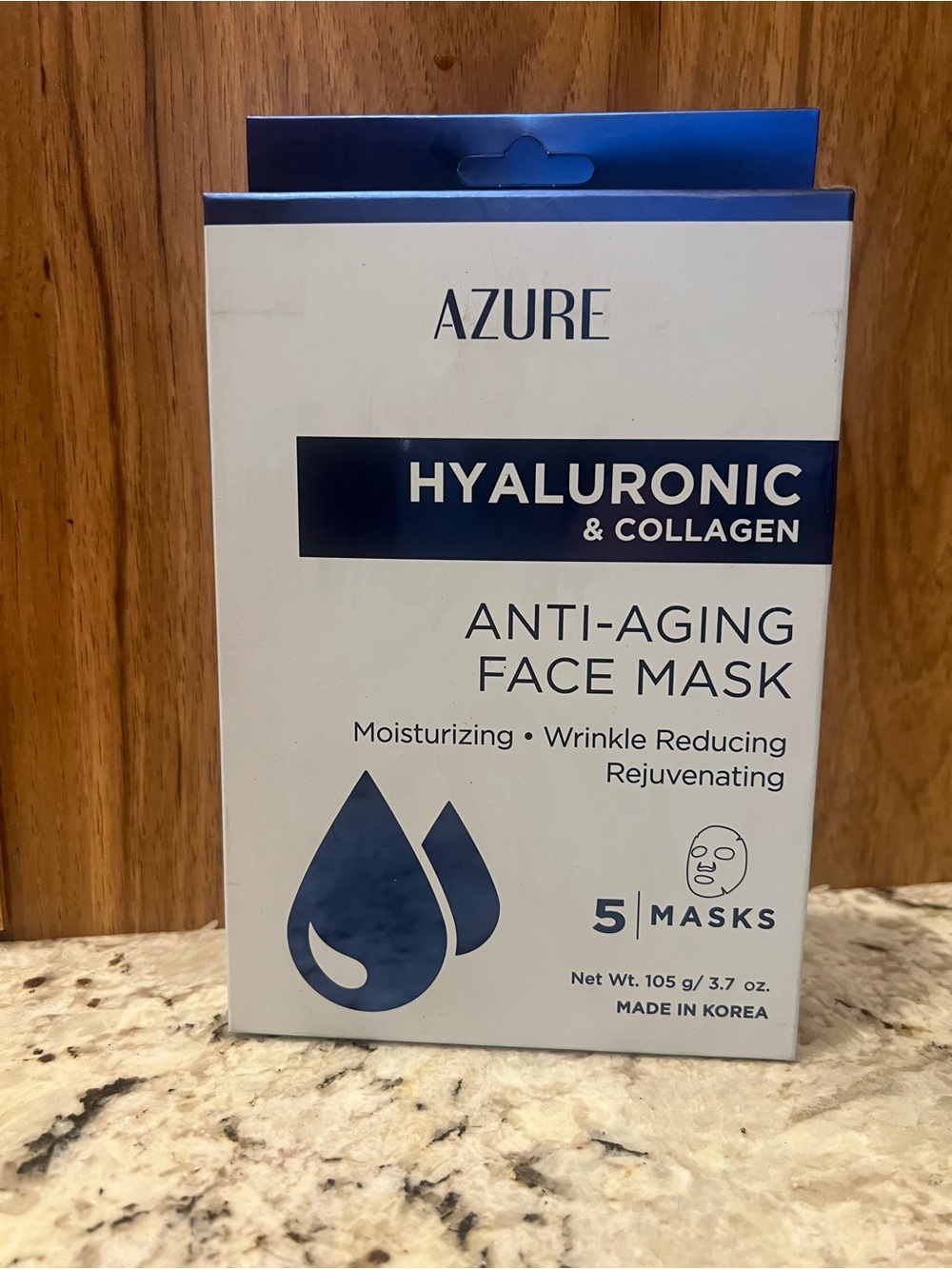 Azure Hyaluronic & Collagen Anti-Aging Face Mask